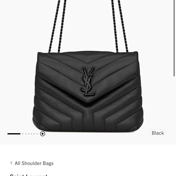 Yves Saint Laurent Black Quilted Leather Shoulder Bag - Picture 9 of 11